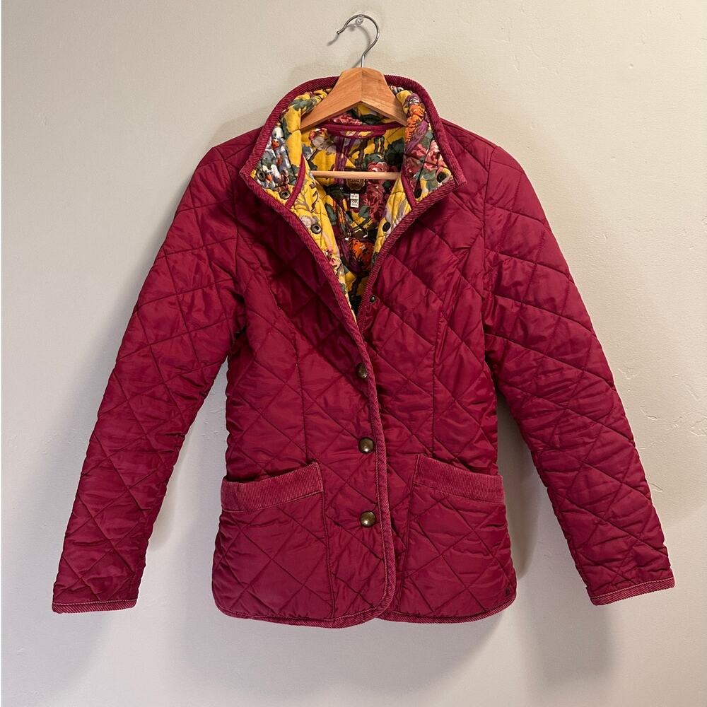 Tom Joule Clothing Maroon Byland Quilted Jacket